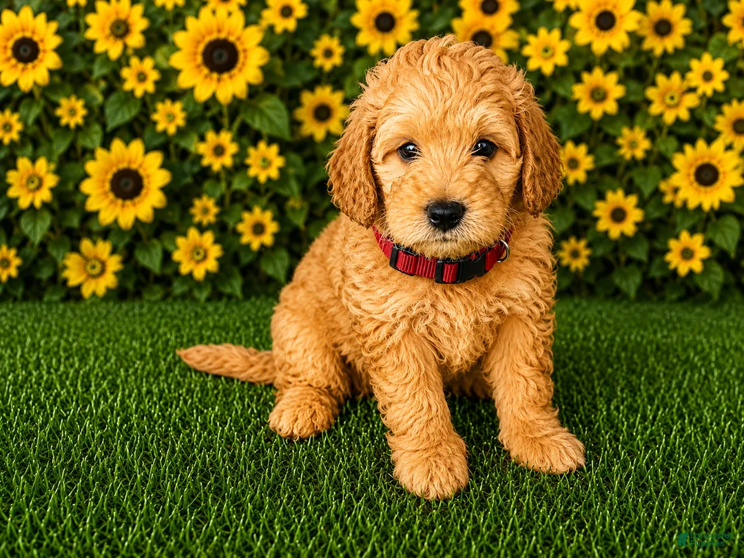 Aussiedoodle dogs for sale: Red Collar  - Ad 1