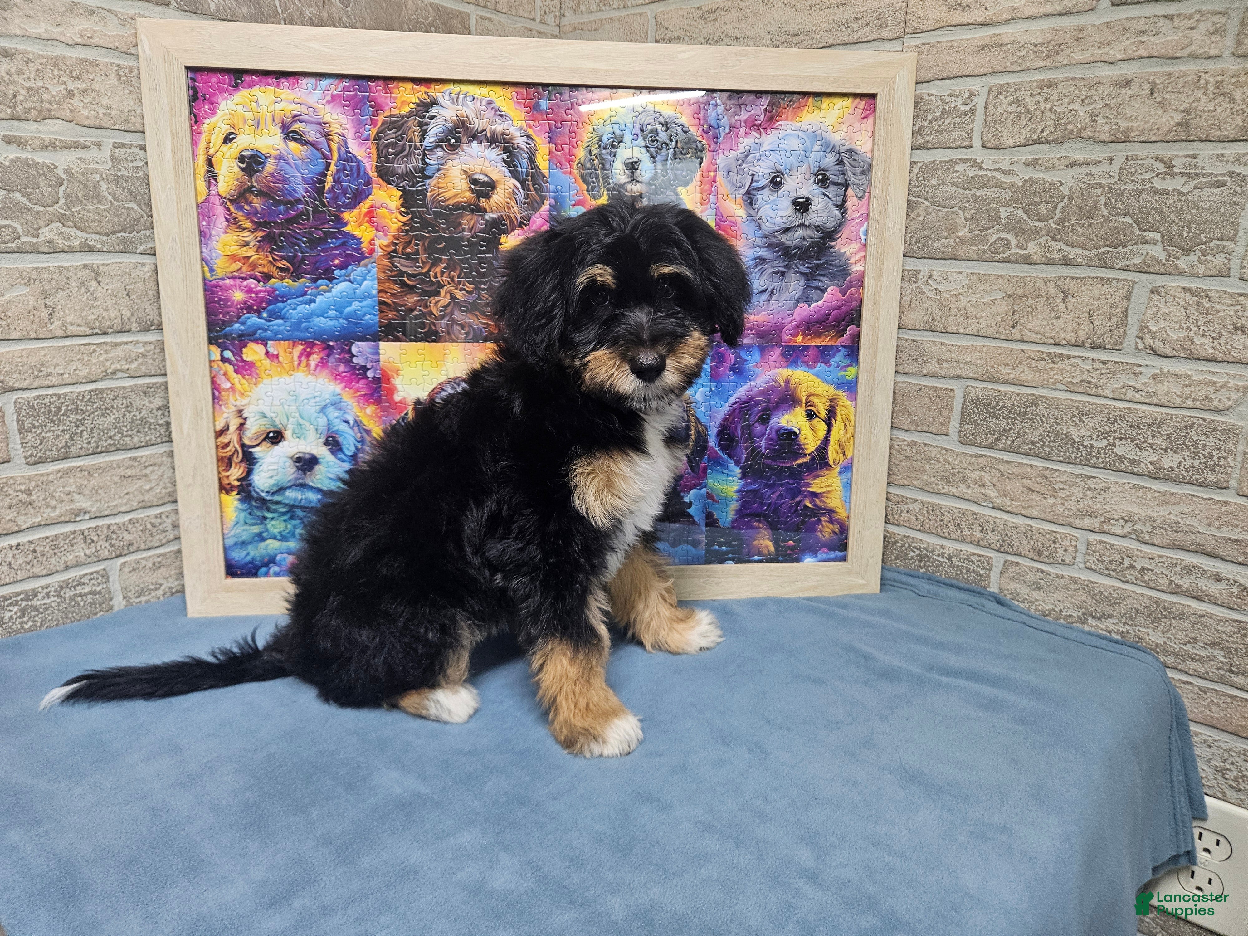 Mini Aussiedoodle dogs F1 Blackberry - Ad 12