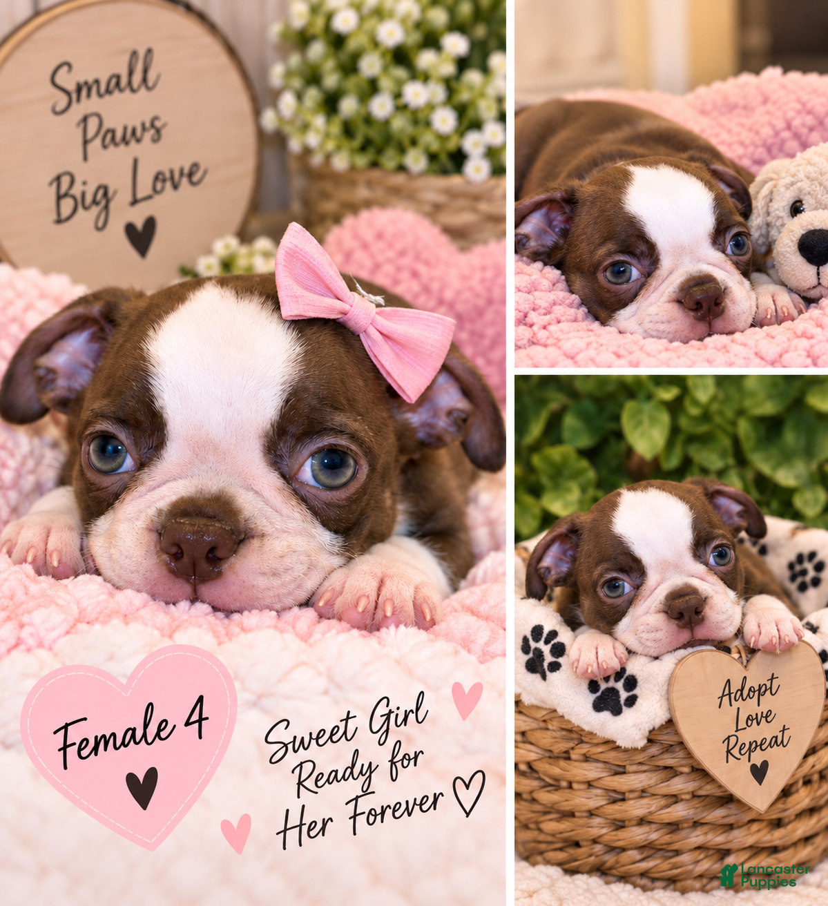 Boston Terrier dogs Bella - Ad 19