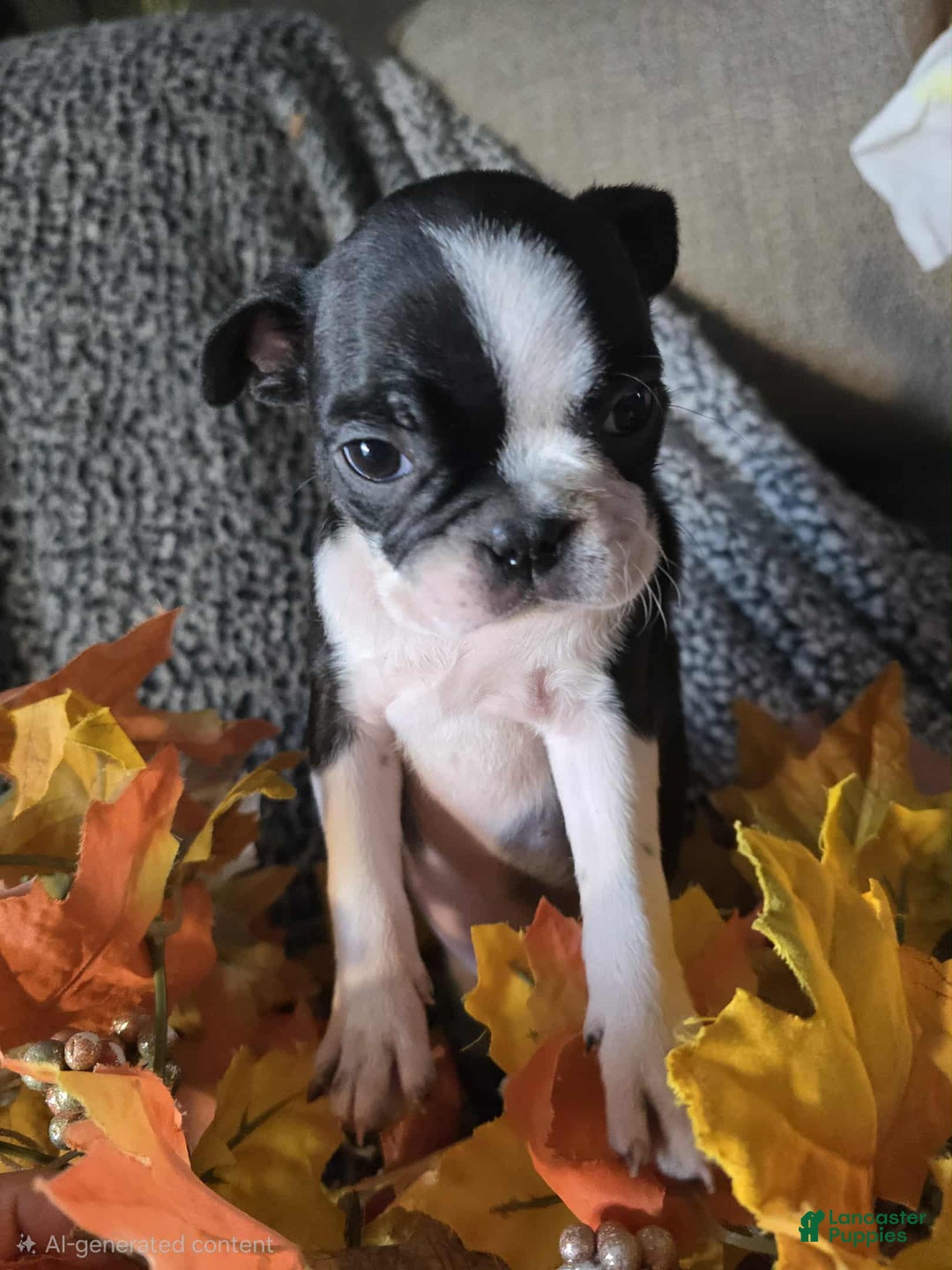 Pug boston terrier hybrid Tinkerbell for sale in New Carlisle