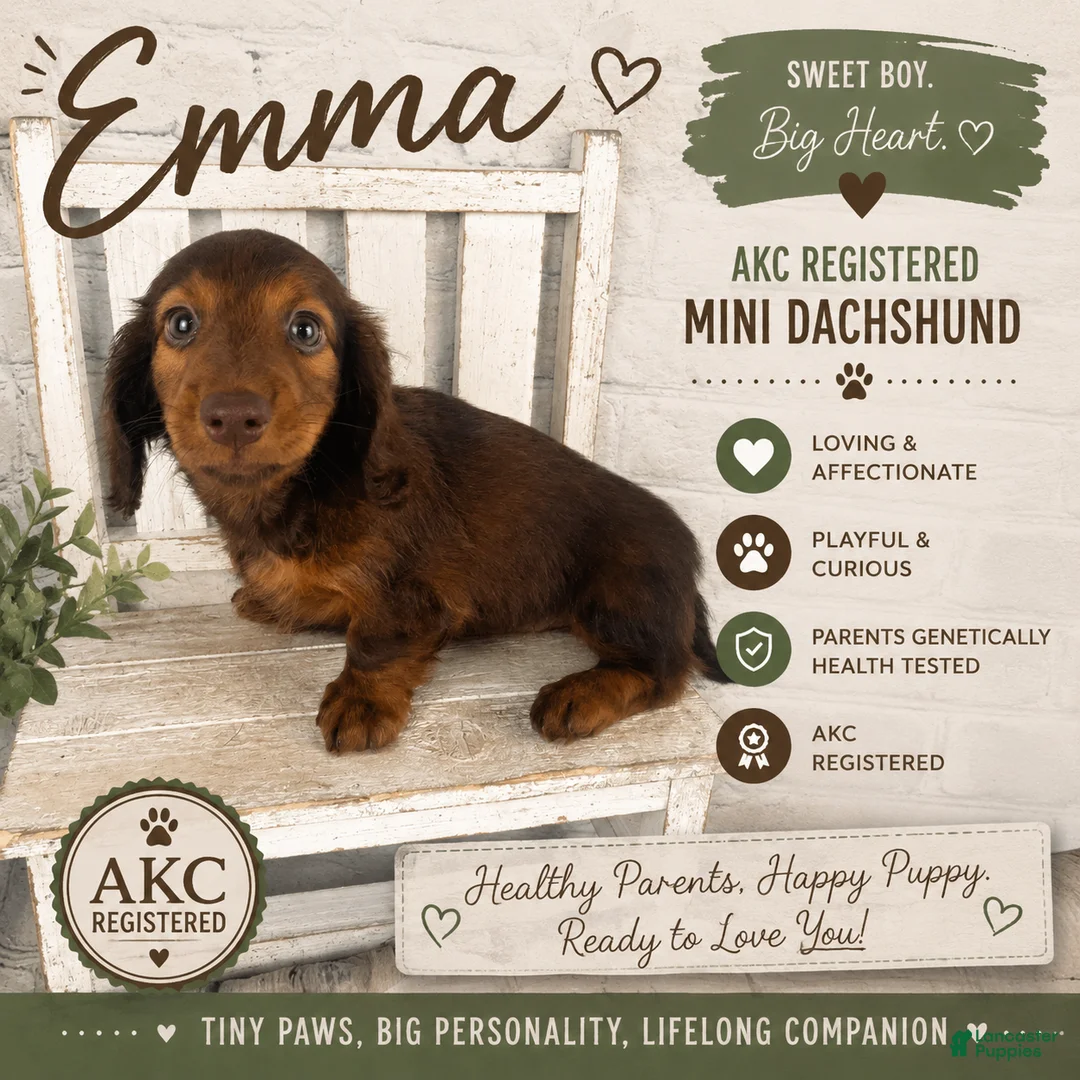 Miniature Dachshund dogs for sale: Emma - Ad 1