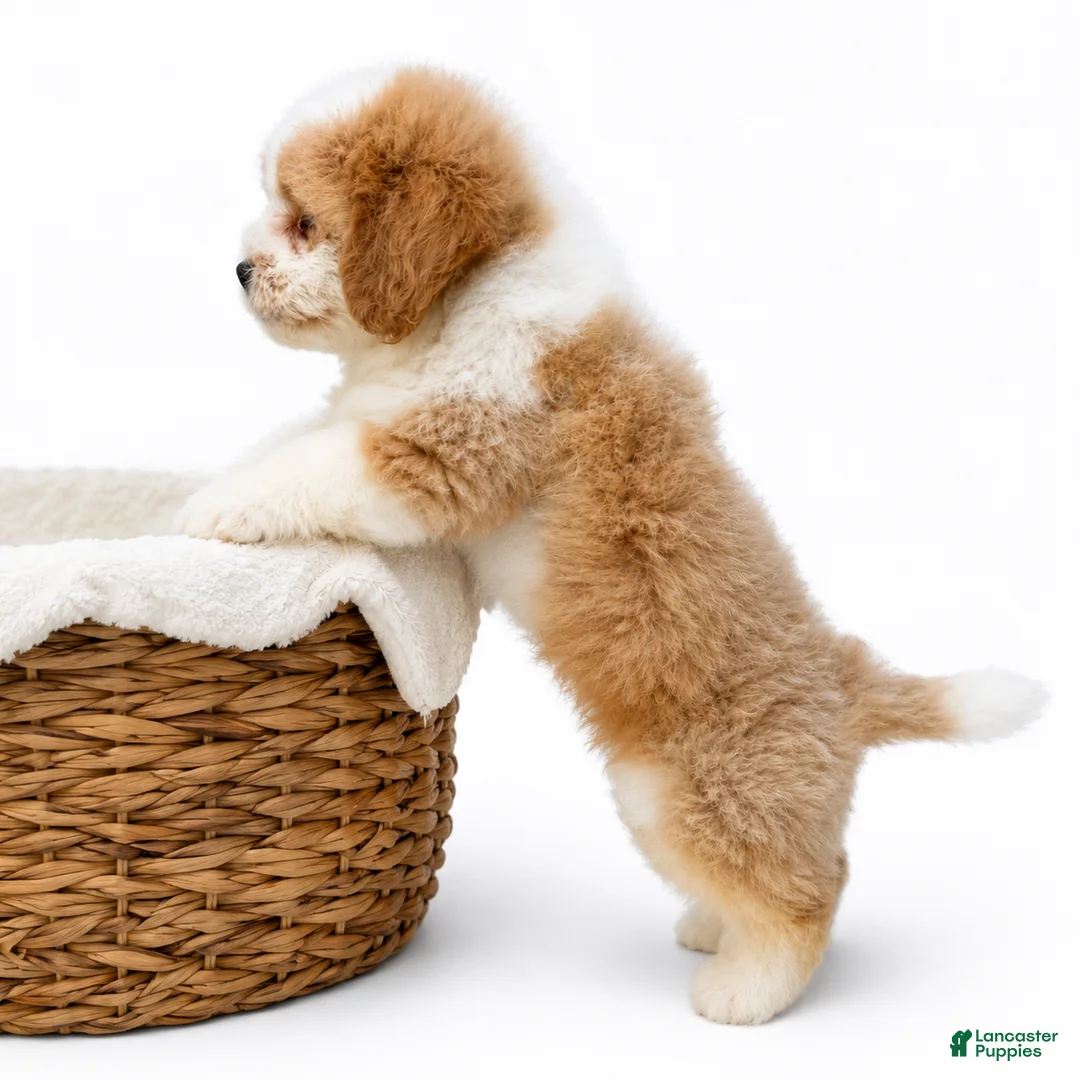 Mini Bernedoodle dogs for sale: Mini Bernedoodle male - Peanut Butter - Ad 2