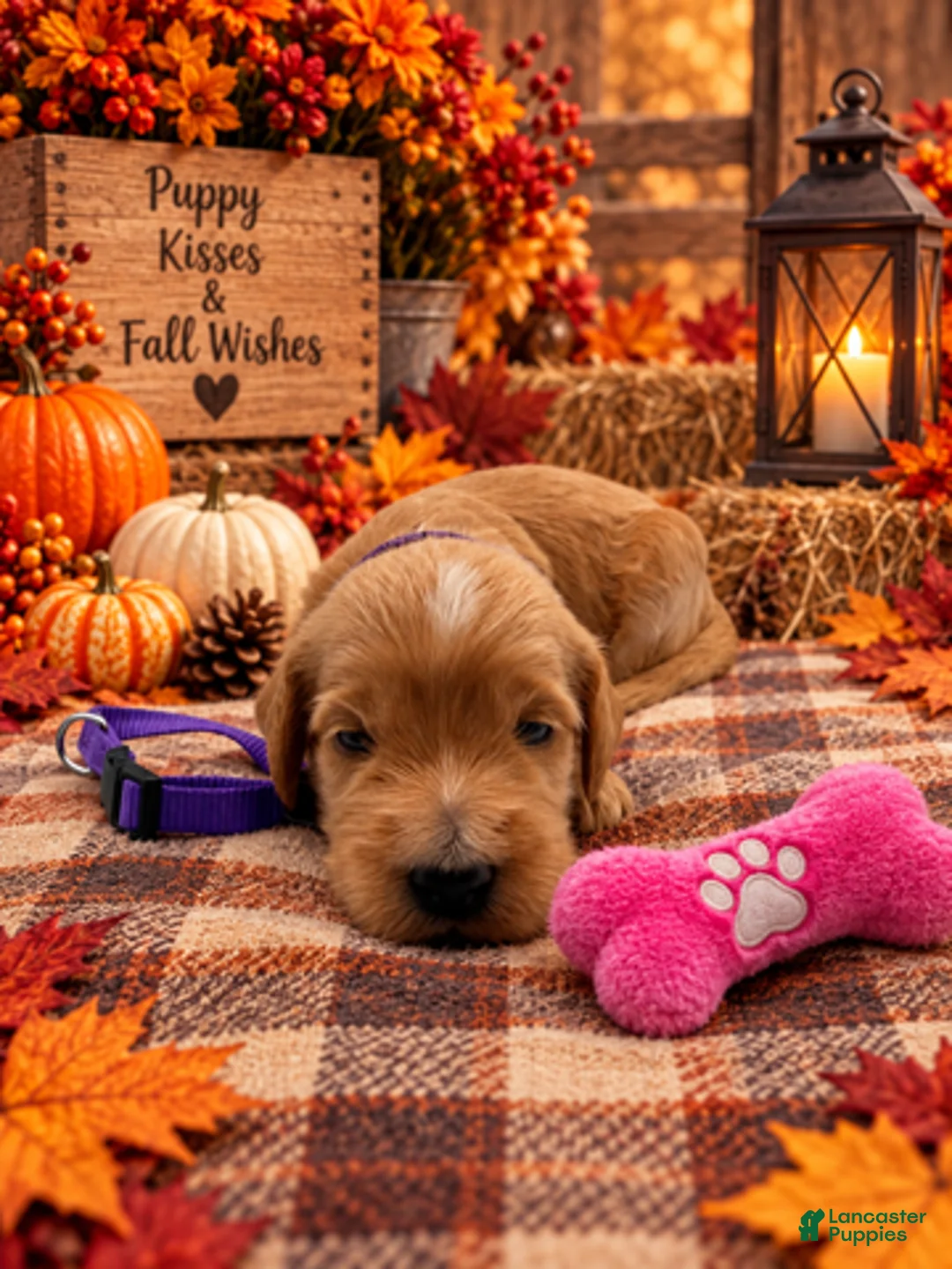Goldendoodle dogs for sale: Faith - Purple Collar - Ad 2