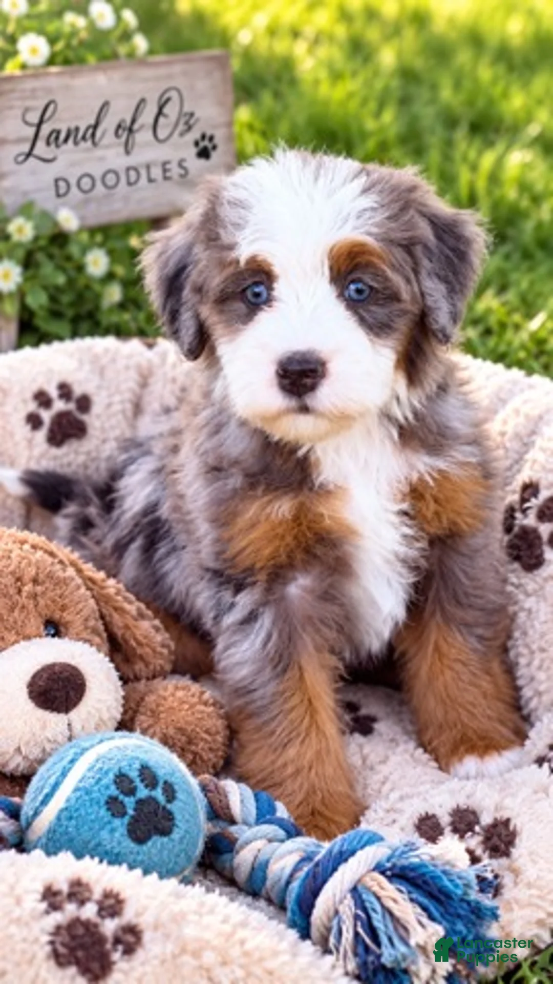 Mini Bernedoodle dogs for sale: Girl - Ad 1