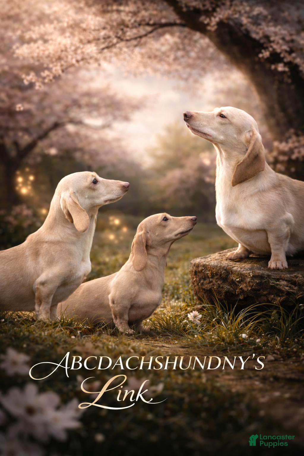 Miniature Dachshund dogs Link- smooth cream - Ad 33