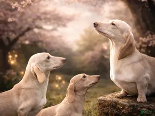 Miniature Dachshund dogs Link- smooth cream - Ad 33