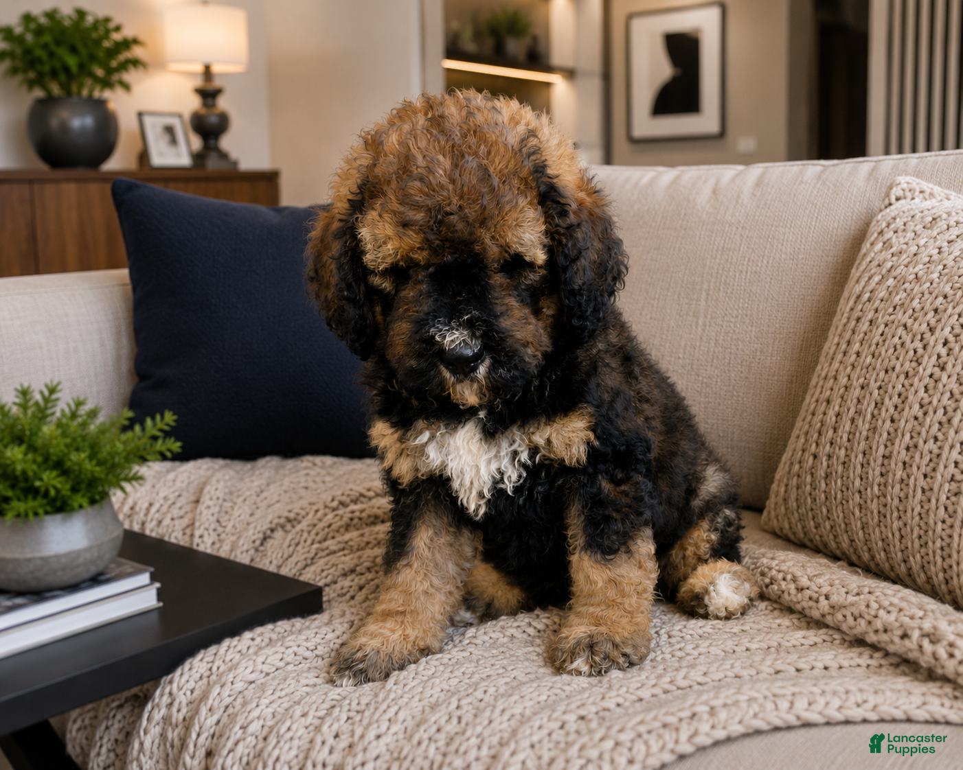 Bernedoodle dogs  Lucy  ❤️ red sable phantom tri color - Ad 13