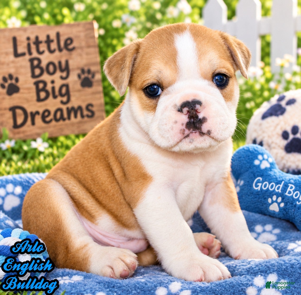 Mixed Breed dogs for sale: Arlo Male English Bulldog - Ad 4