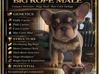 French Bulldog dogs Rojo N Tan with Pink - Ad 1