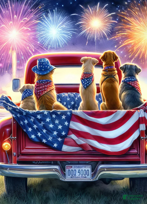 Havapoo dogs Happy 4th Of July 💞👨‍👨‍👧‍👦🐕 - Ad 1