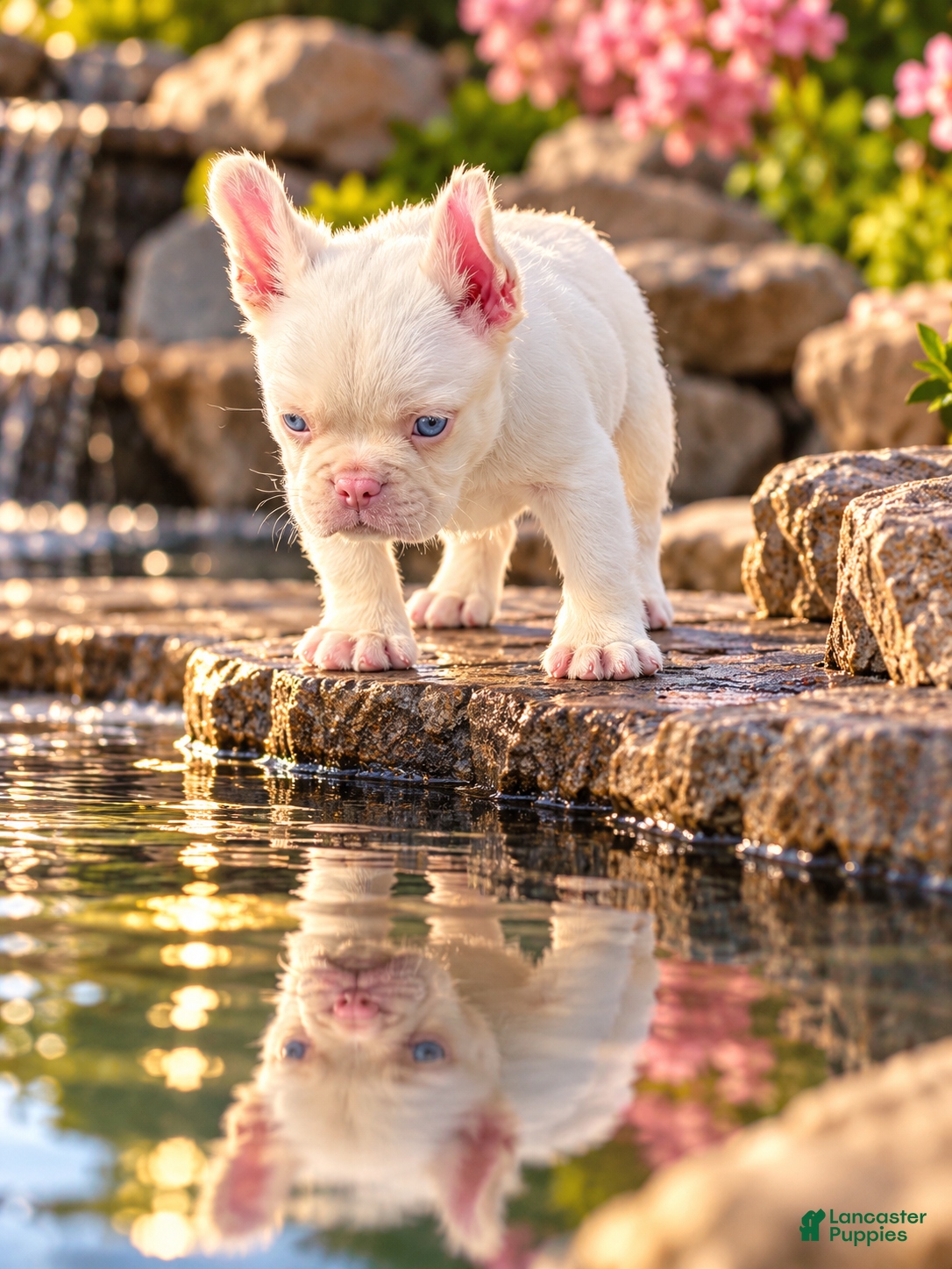 French Bulldog dogs Pink Bear  - Ad 1