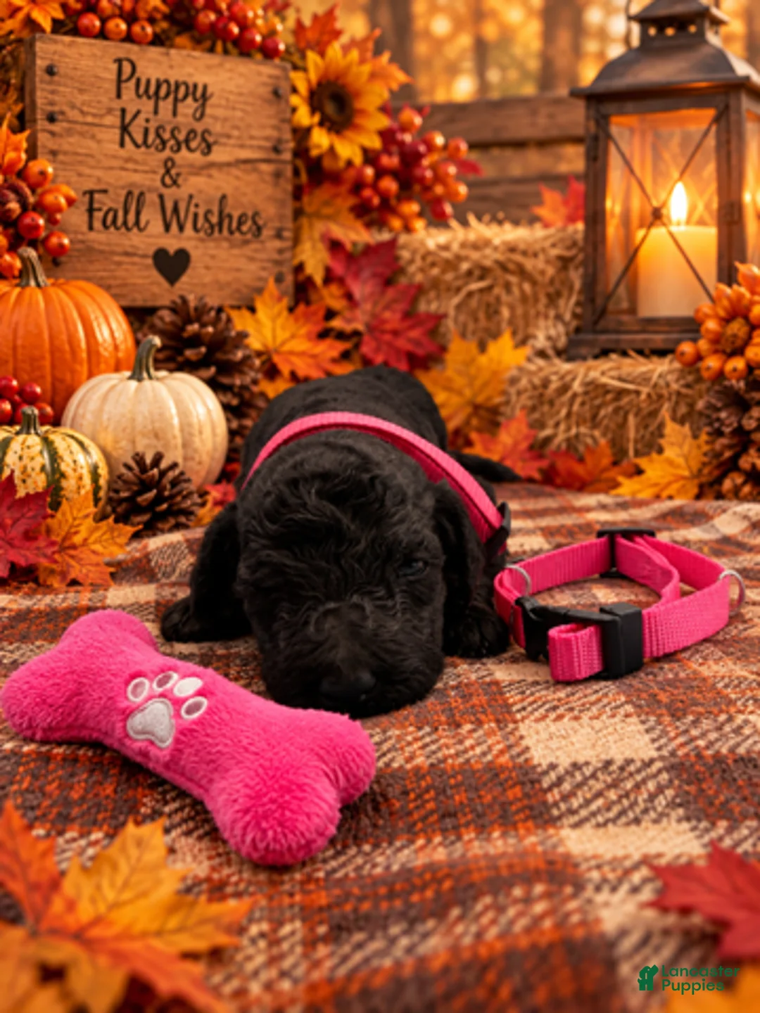 Goldendoodle dogs for sale: Angel - Pink Collar - Ad 2