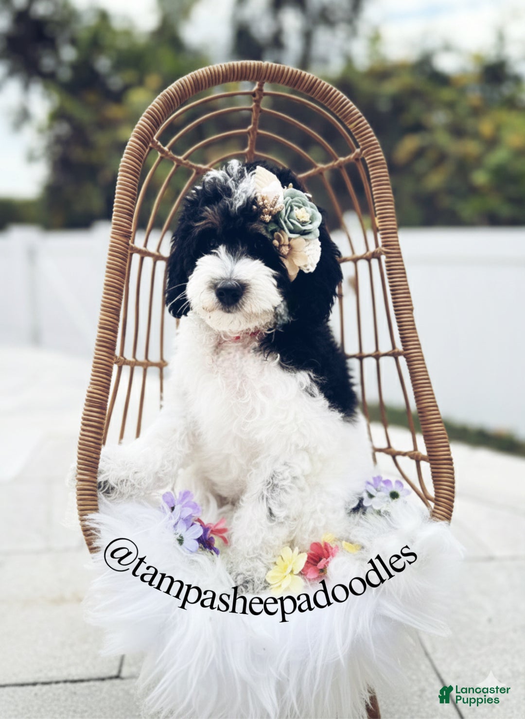 Mini Sheepadoodle dogs for sale: Red-Peppermint - Ad 1