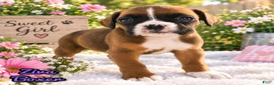 Ziva Female AKC Boxer