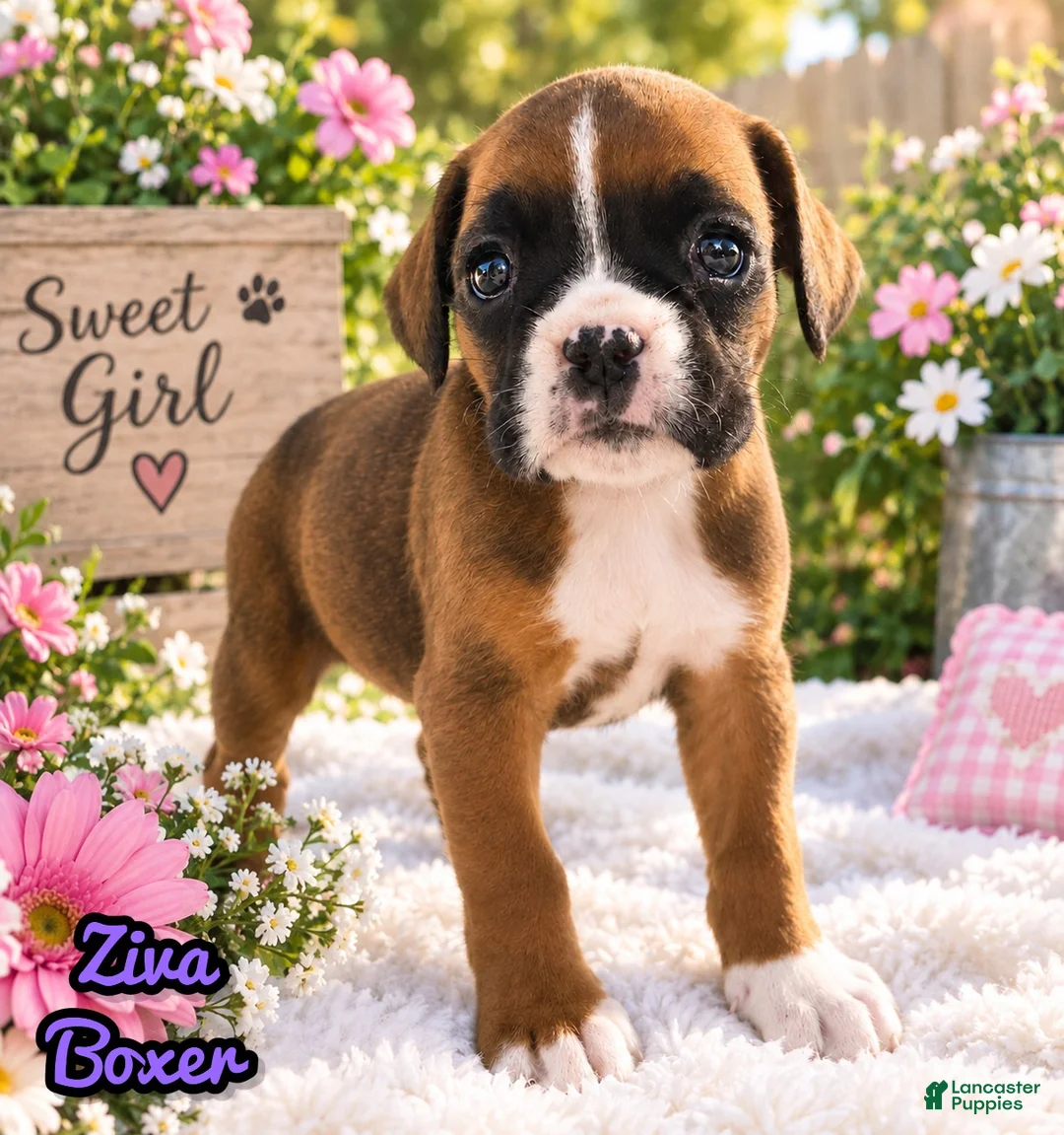 Boxer dogs for sale: Ziva Female AKC Boxer - Ad 1