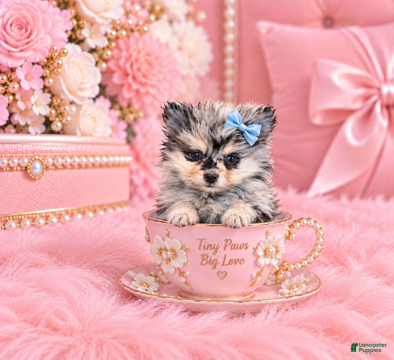 Pomeranian dogs Teacup Merle Pomeranian 1 - Ad 1