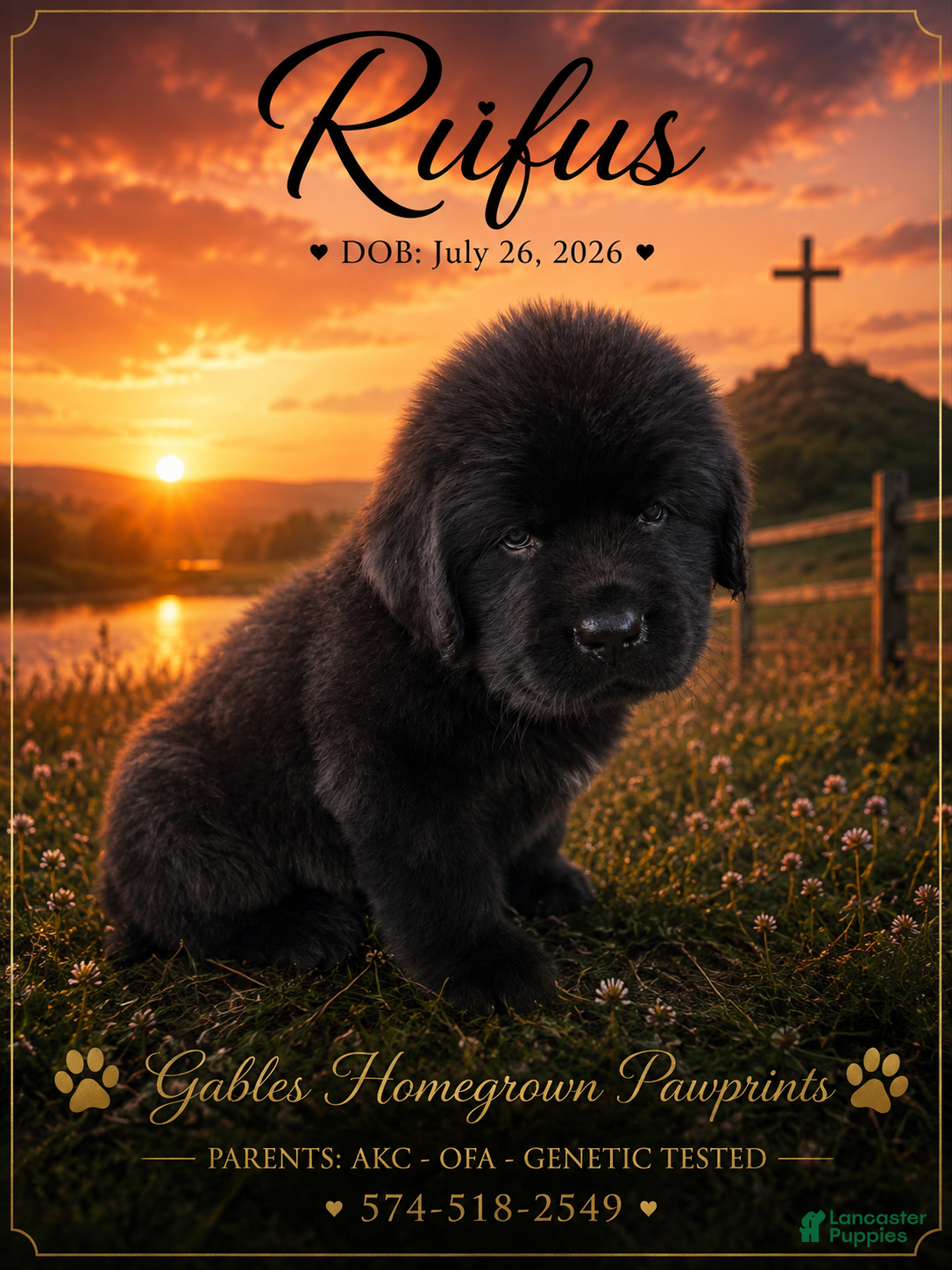 Newfoundland dogs Rufus  - Ad 4