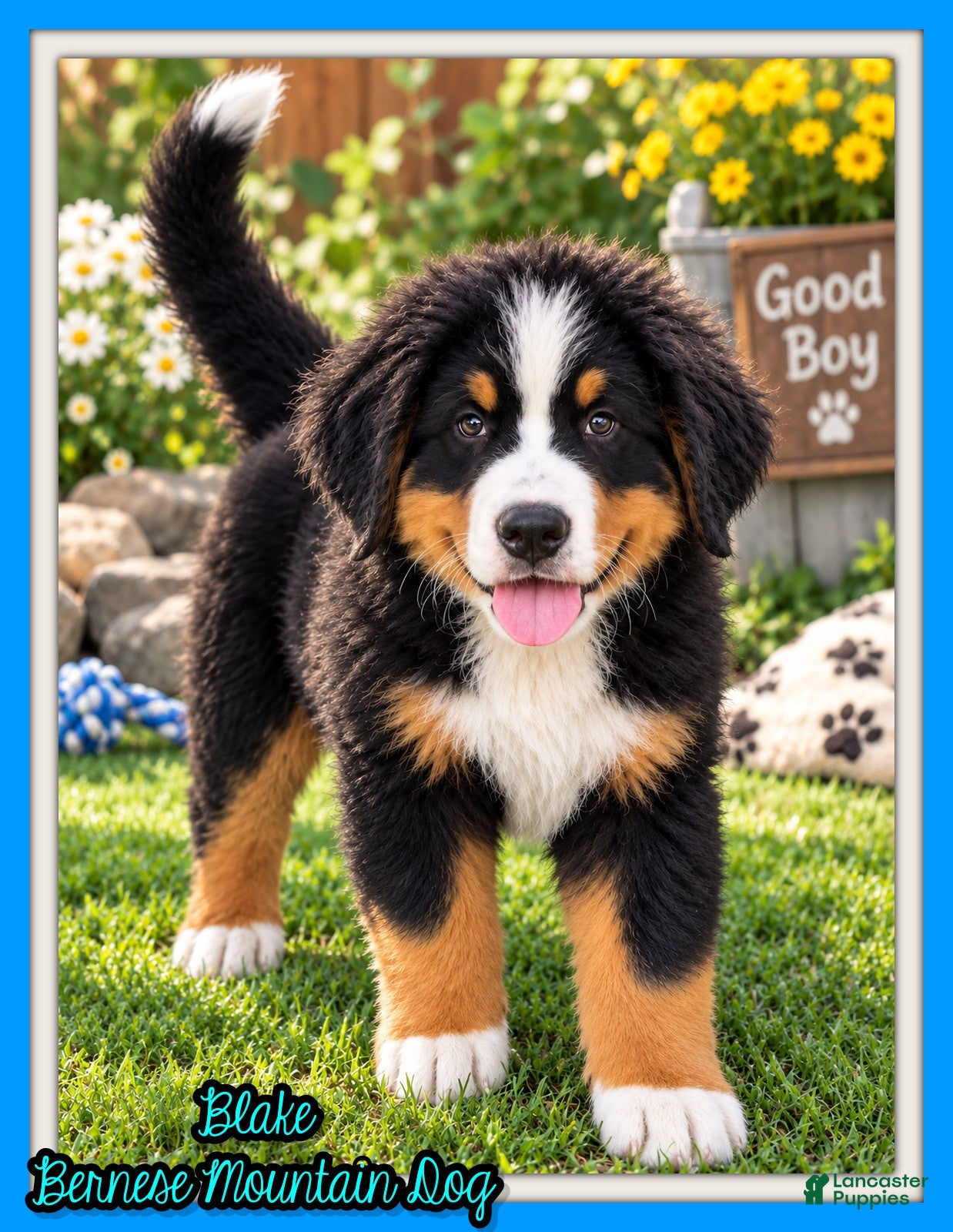 Bernese Mountain Dog (Bernese, Male) in South Salem, OH