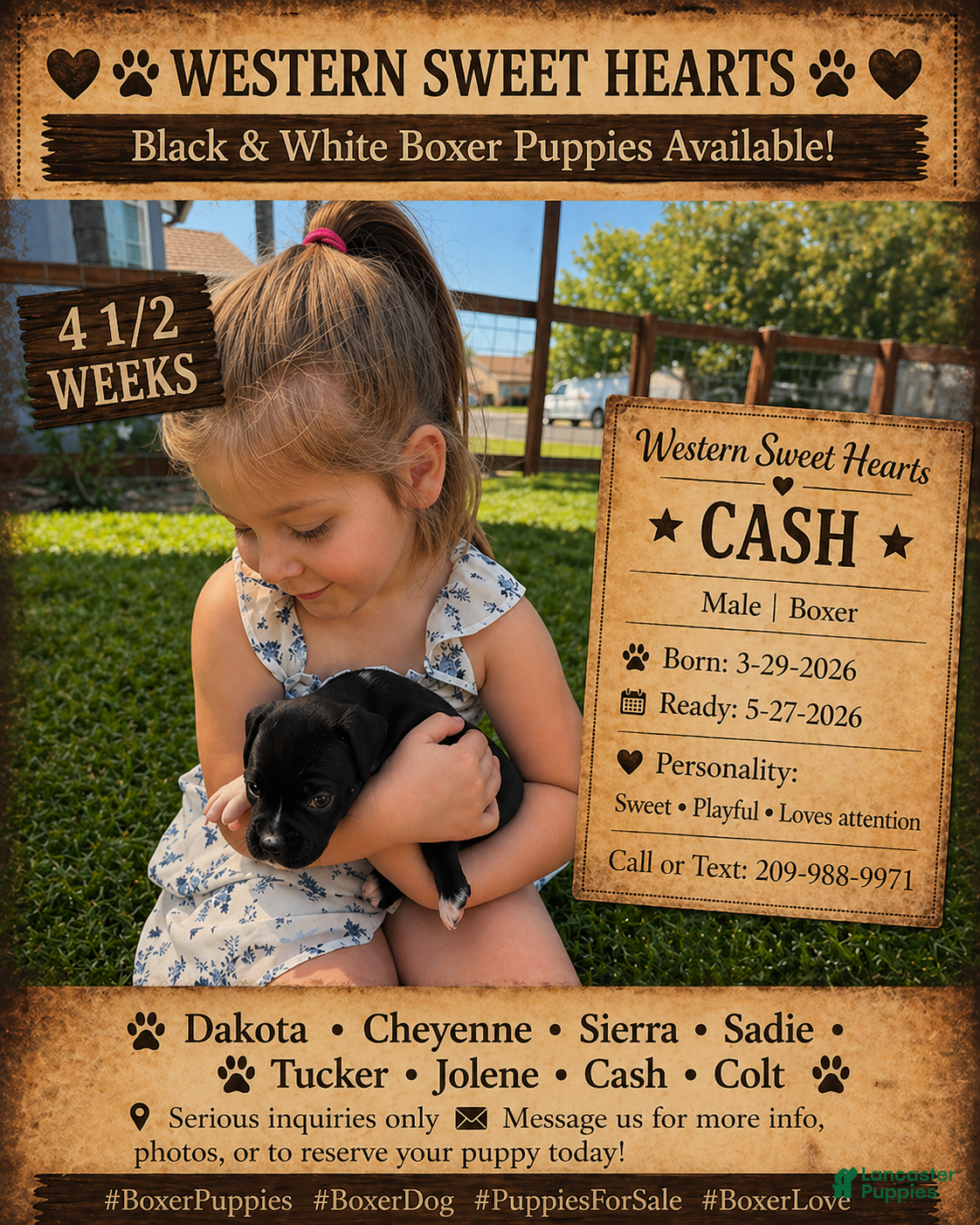 Boxer dogs Cash- Male - Ad 1