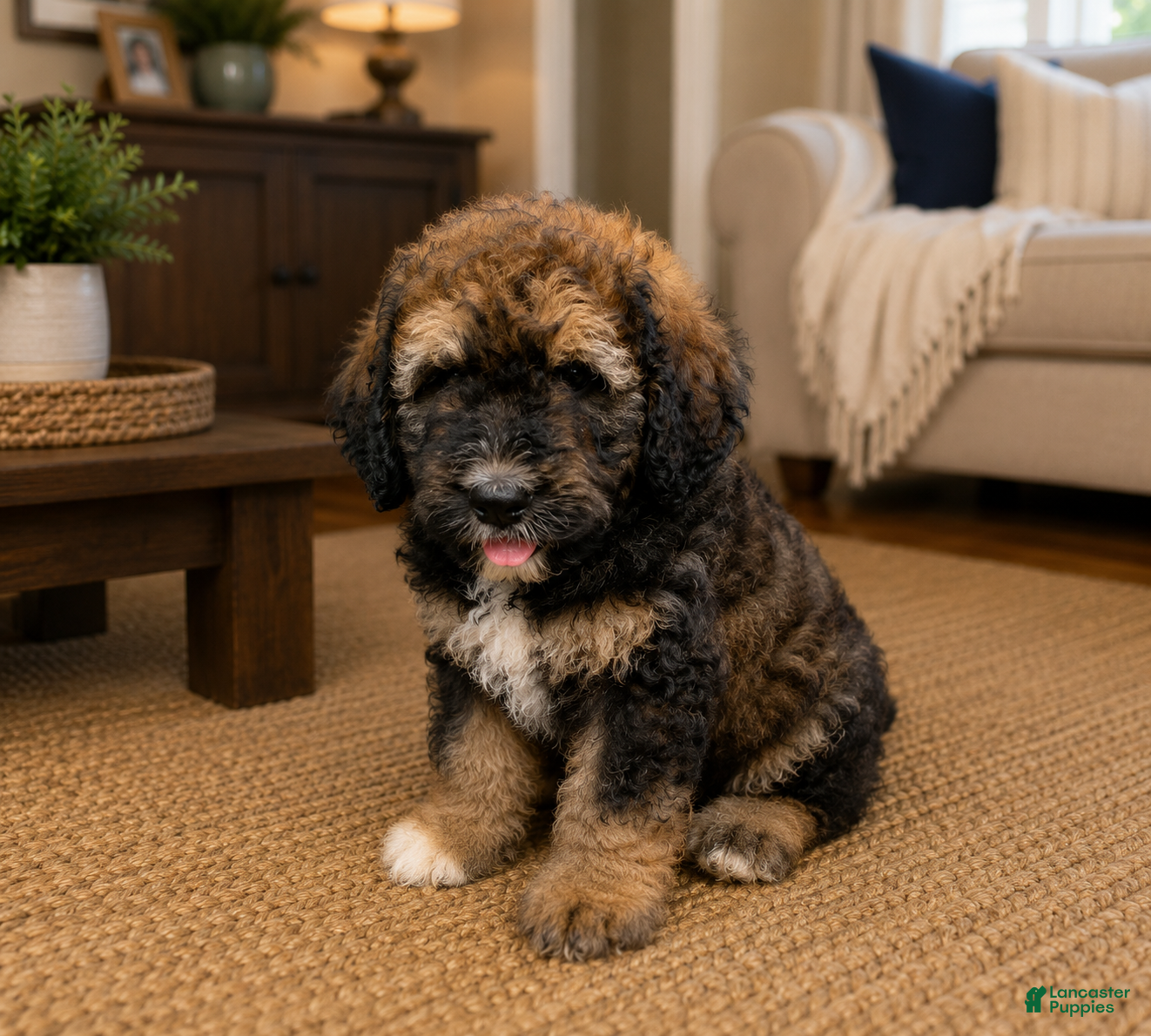 Bernedoodle dogs  Mack ❤️ Red sable brindle tri Bernedoodle - Ad 12