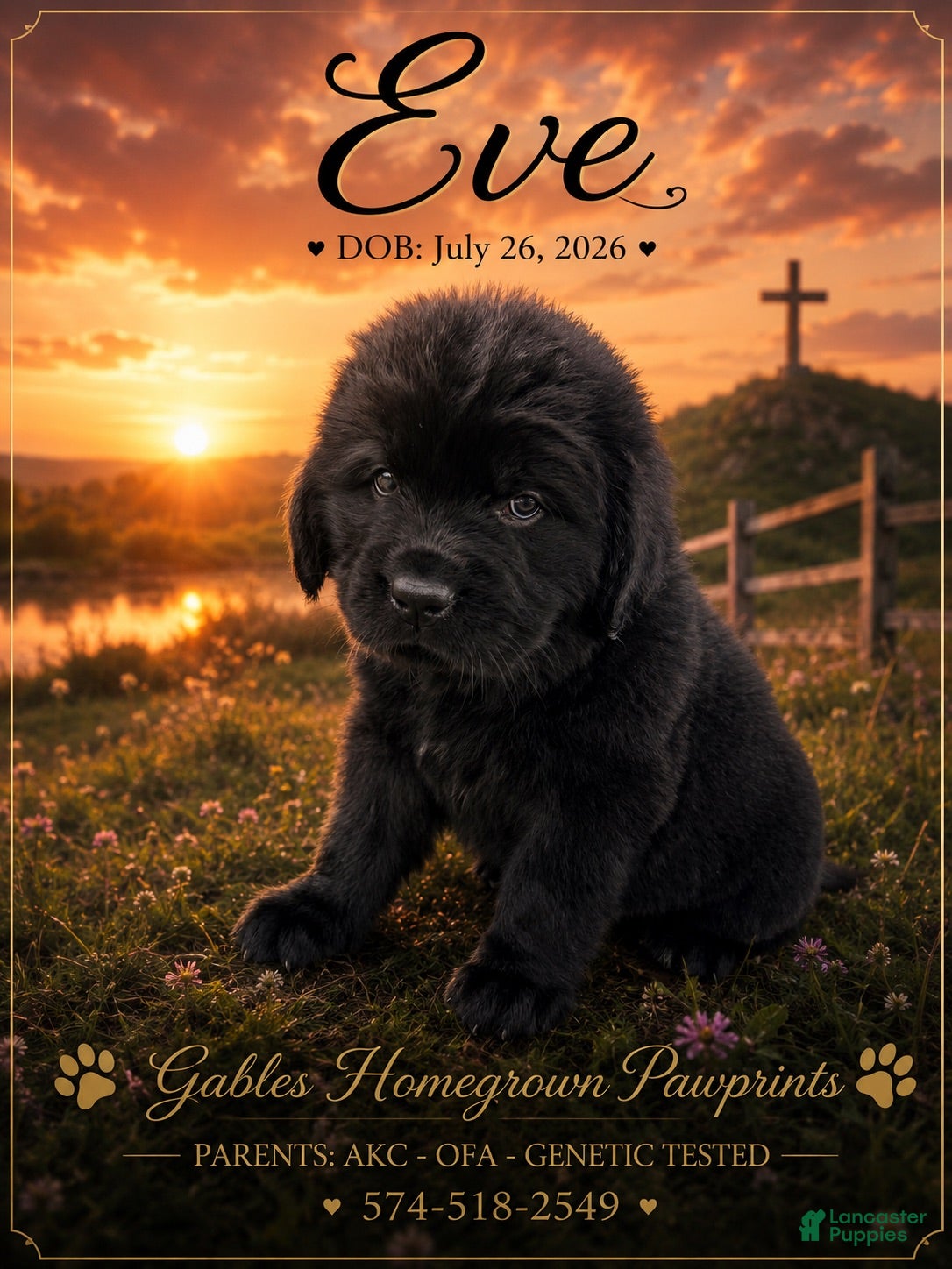 Newfoundland dogs Eve - Ad 19