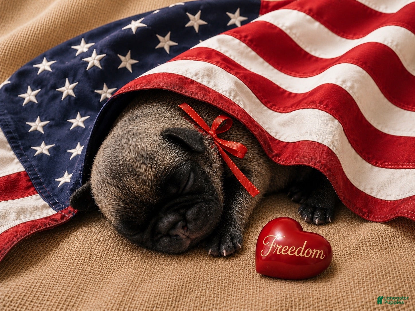 Pug dogs Freedom - Ad 36