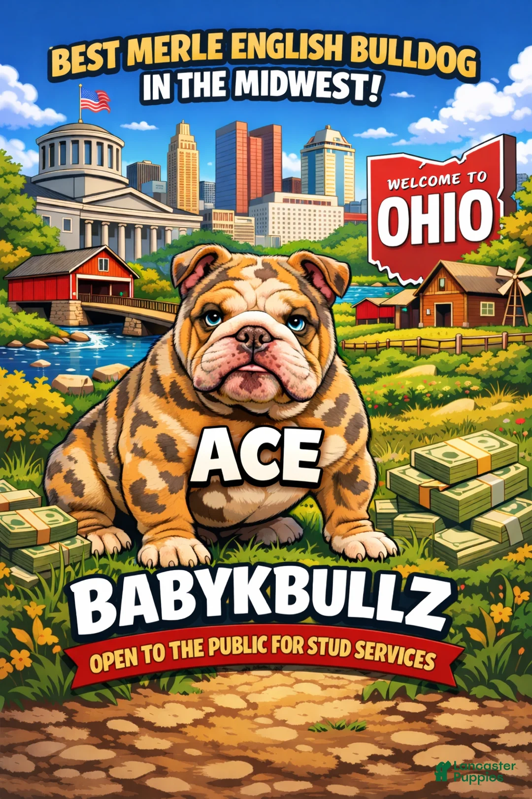 English Bulldog dogs for stud: Ace the bulldog - Ad 6