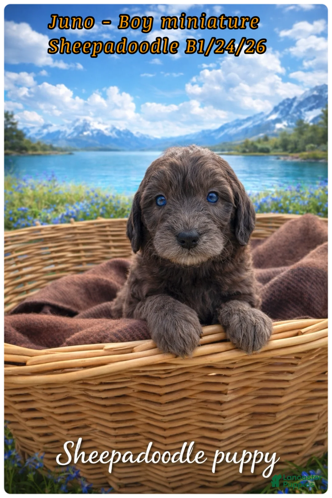 Sheepadoodle dogs for sale: Juno  - Ad 1