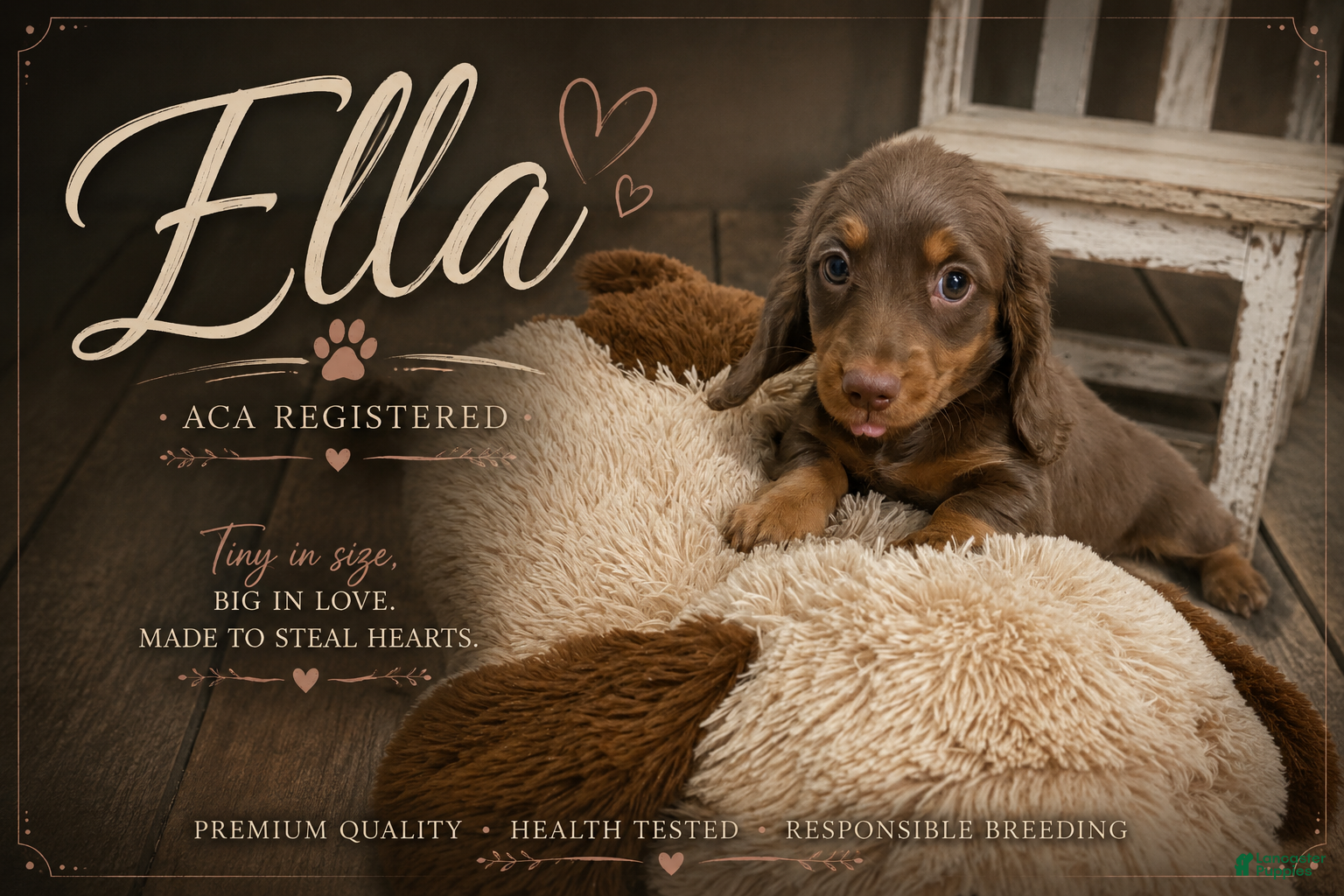 Miniature Dachshund dogs Ella - Ad 1