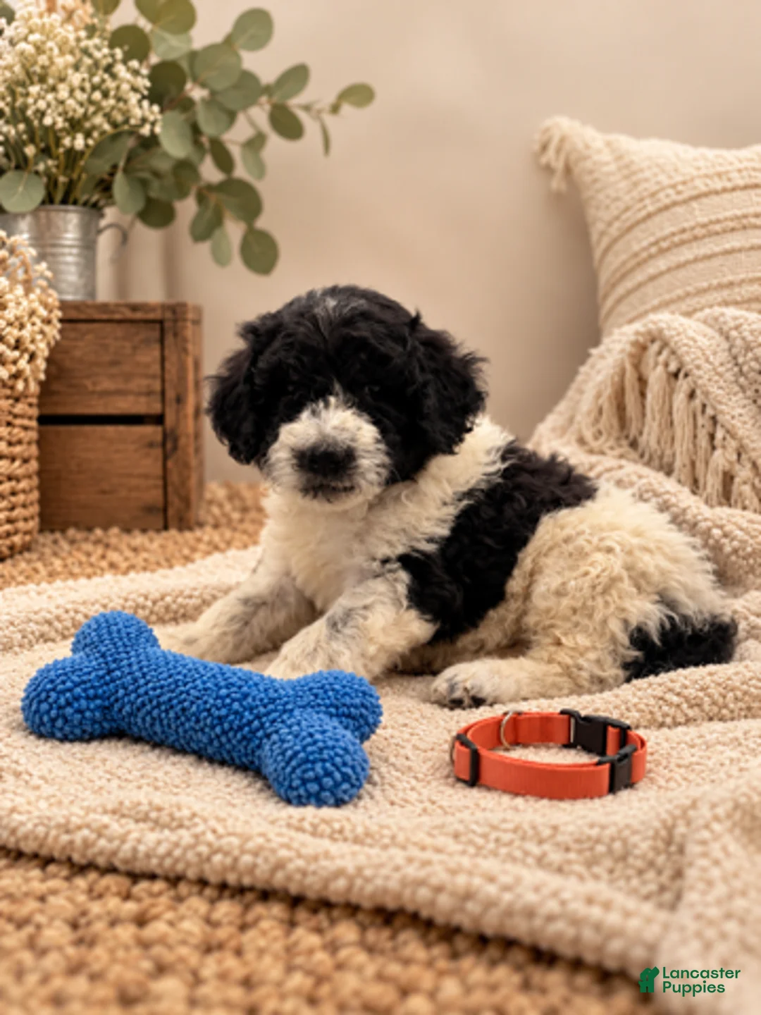 Mixed Breed dogs for sale: Bear - Orange Collar Pyredoodle - Ad 1