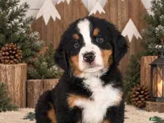 Bernese Mountain Dog dogs River - Dark Blue Boy - Ad 15
