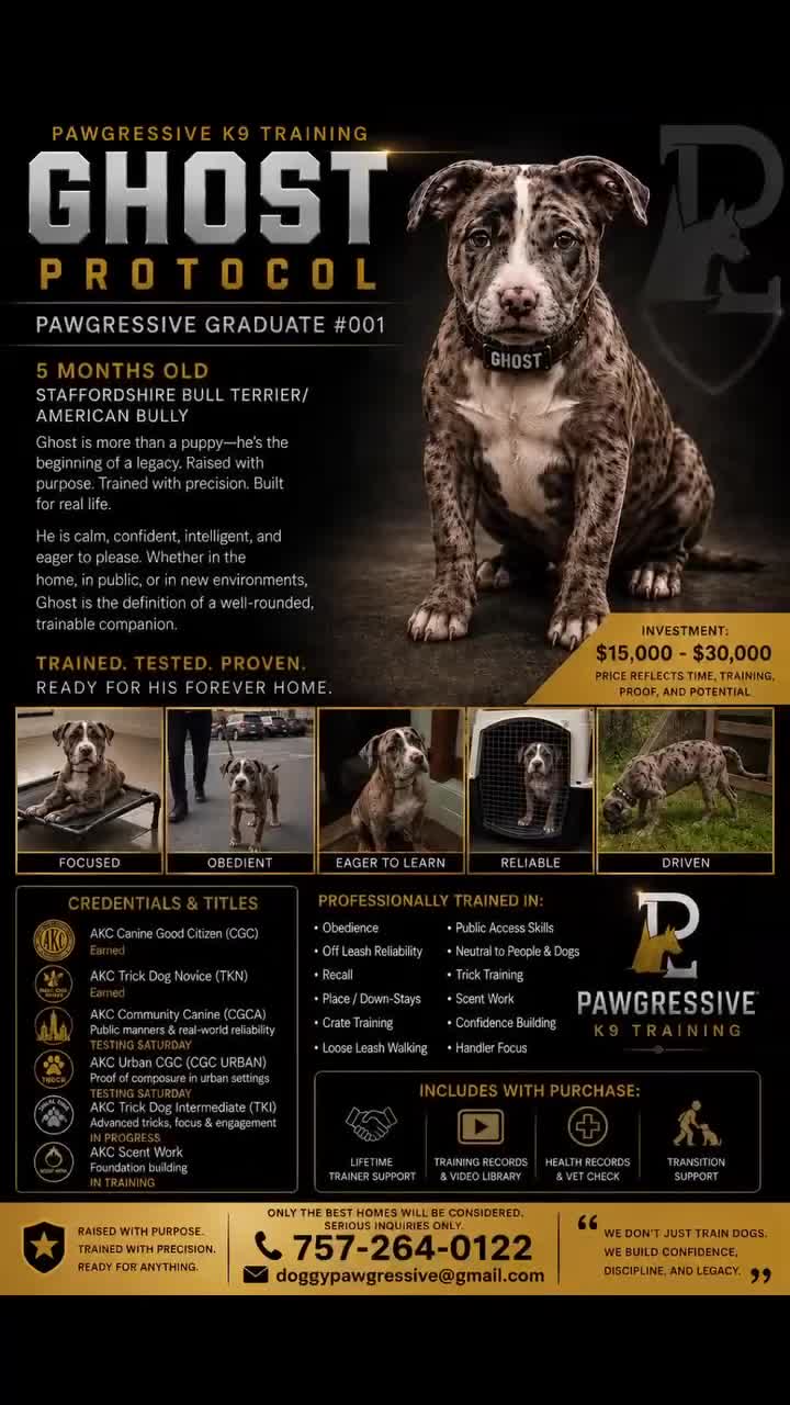 Mixed Breed dogs for sale: Ghost  - Video 2