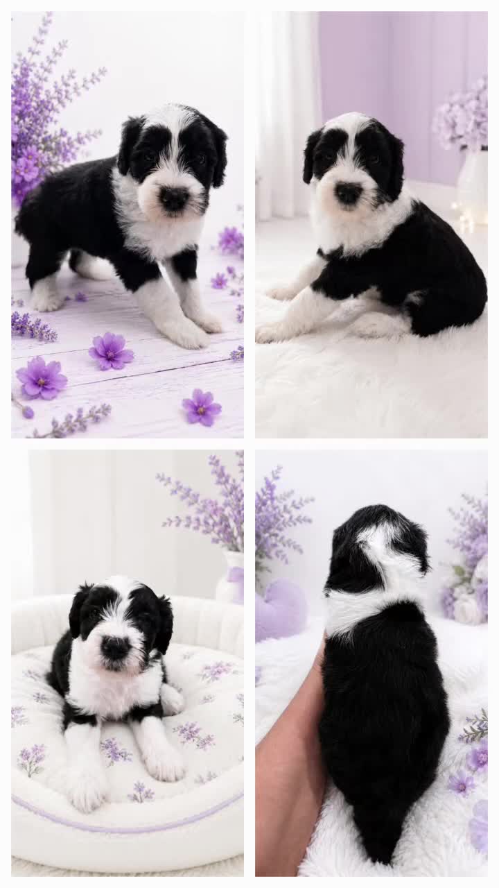 Sheepadoodle dogs for sale: Jax💙SheepaDoodle - Video 1